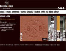 Tablet Screenshot of gordon-gaia.com